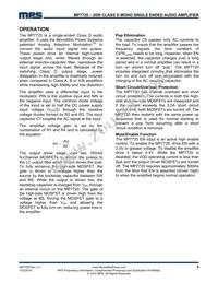 MP7720DS-LF Datasheet Page 5