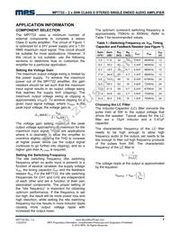 MP7722DF-LF Datasheet Page 7
