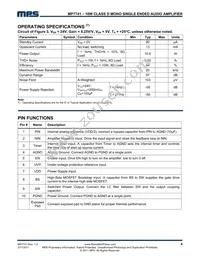 MP7741DQ-LF-P Datasheet Page 4