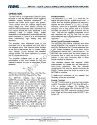 MP7745DF-LF Datasheet Page 8