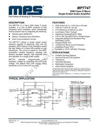 MP7747DQ-LF-P Datasheet Cover
