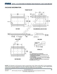 MP7752GF Datasheet Page 20