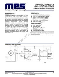 MP8001DS-LF Datasheet Cover