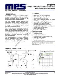 MP8004GQW-P Datasheet Cover