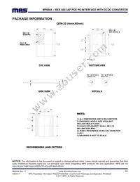 MP8004GQW-P Datasheet Page 22