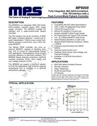 MP8008GV-P Datasheet Cover
