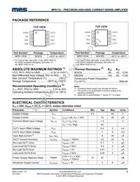 MP8110DS-LF Datasheet Page 2