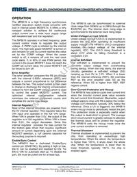 MP8619EQJ-LF-P Datasheet Page 8