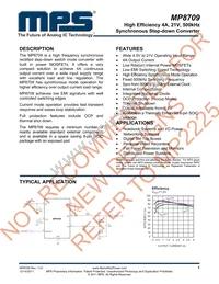 MP8709EN-LF Datasheet Cover