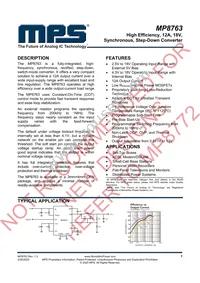 MP8763GLE-P Datasheet Cover