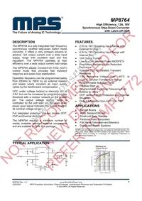 MP8764GLE-P Datasheet Cover