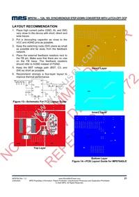 MP8764GLE-P Datasheet Page 21