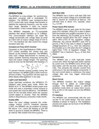 MP8843GG-P Datasheet Page 16