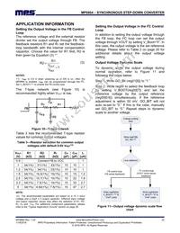 MP8864GQ-P Datasheet Page 22