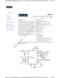 MP8865GQ-Z Datasheet Cover