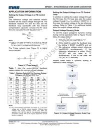 MP8867GLE-P Datasheet Page 21