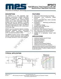 MP9473GL-P Datasheet Cover