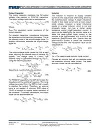 MP9473GL-P Datasheet Page 17