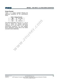 MP9486GN Datasheet Page 15