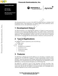 MPC190VMB Datasheet Cover