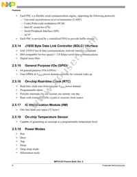 MPC5125YVN400R Datasheet Page 6