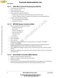 MPC534CZP40 Datasheet Page 4