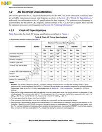 MPC755CVT400LE Datasheet Page 12