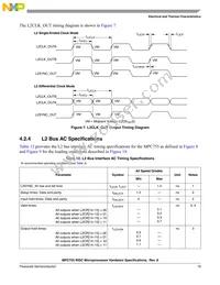 MPC755CVT400LE Datasheet Page 19