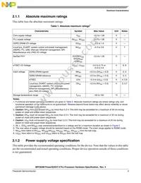 MPC8308CZQAGD Datasheet Page 3