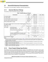 MPC8313ZQAFFB Datasheet Page 7