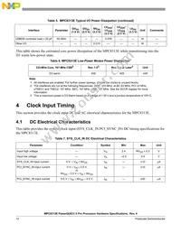 MPC8313ZQAFFB Datasheet Page 12