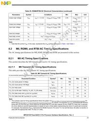 MPC8313ZQAFFB Datasheet Page 23