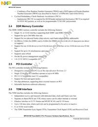MPC8315ECVRAFDA Datasheet Page 4