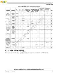 MPC8315ECVRAFDA Datasheet Page 15