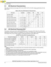 MPC8315ECVRAFDA Datasheet Page 16