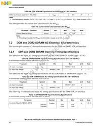 MPC8315ECVRAFDA Datasheet Page 20