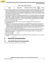 MPC8535BVTATLA Datasheet Page 21