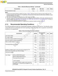 MPC8548VTAVHD Datasheet Page 11