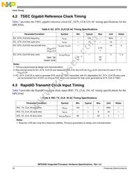 MPC8560VTAQFC Datasheet Page 16