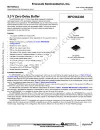 MPC962308DT-1H Datasheet Cover