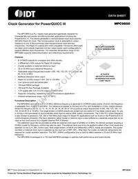 MPC9850VMR2 Datasheet Page 2