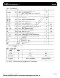 MPC9855VMR2 Datasheet Page 3