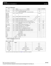 MPC9865VMR2 Datasheet Page 3
