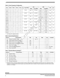 MPC9893FA Datasheet Page 4
