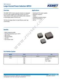 MPCH1250L1R5 Datasheet Cover