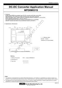 MPD6M031S Datasheet Cover