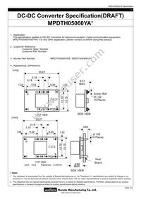 MPDTH05060YAH Datasheet Cover