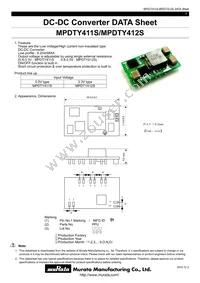 MPDTY412S Datasheet Cover