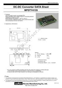 MPDTY413S Datasheet Cover