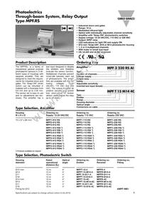 MPF2-230RS Datasheet Cover